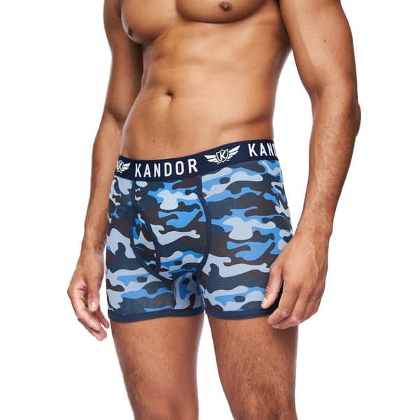 Kandor Mens Camobee Bamboo Boxer Shorts (Pack of 5)
