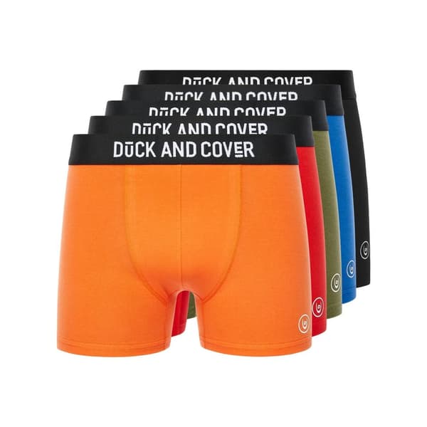 Duck and Cover Thriller Boxershorts för herrar (Förpackning med 5 st)