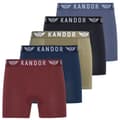 Miniatyrbild 1 av 3: Kandor Mens Quinfly Boxer Shorts (Pack of 5)
