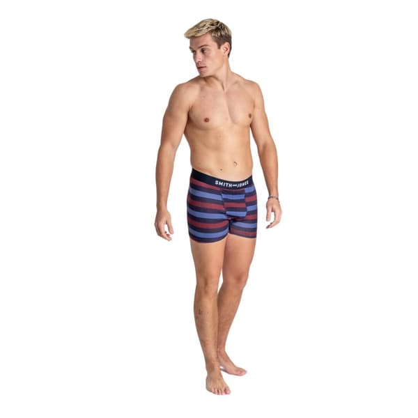 Smith & Jones Mens Aziel Assorted Designs Boxer Shorts (Pack of 7)