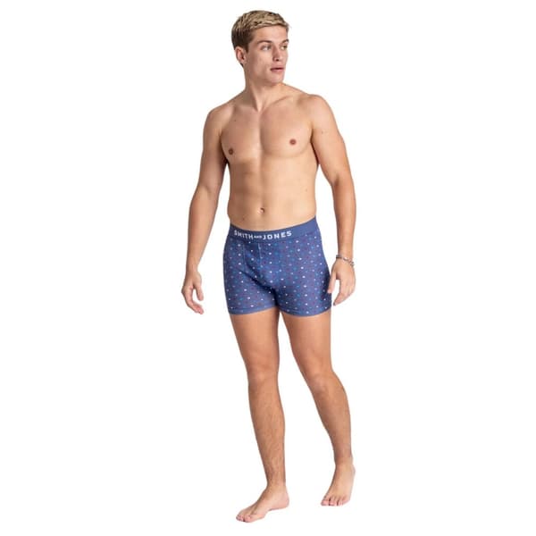 Smith & Jones Mens Aziel Assorted Designs Boxer Shorts (Pack of 7)