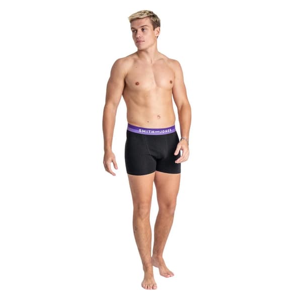 Smith & Jones Mens Jaspin Boxer Shorts (Pack of 5)