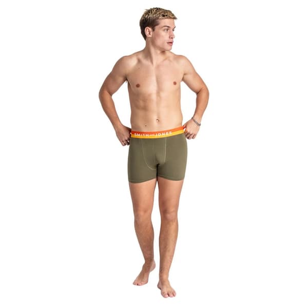 Smith & Jones Mens Jaspin Boxer Shorts (Pack of 5)