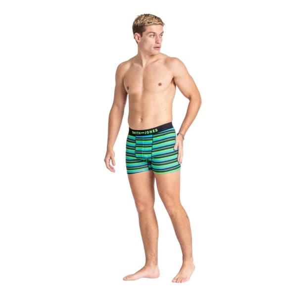 Smith & Jones Mens Riggon Assorted Designs Boxer Shorts (Pack of 5)