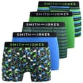 Miniatyrbilde 1 av 4: Smith & Jones Mens Riggon Assorted Designs Boxer Shorts (Pack of 5)