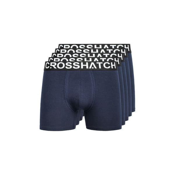 Crosshatch Astral Boxershorts för män (5 st) Navy L