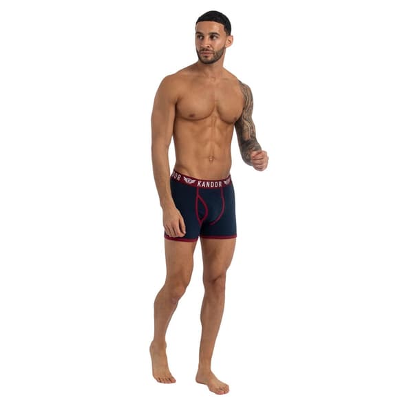 Kandor Mens Lingo Boxer Shorts (Pack of 5)