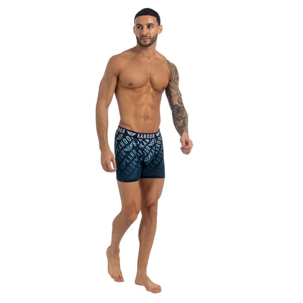 Kandor Mens Lingo Boxer Shorts (Pack of 5)