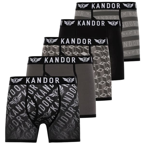 Kandor Lingo Boxershorts för herrar (Förpackning med 5 st)