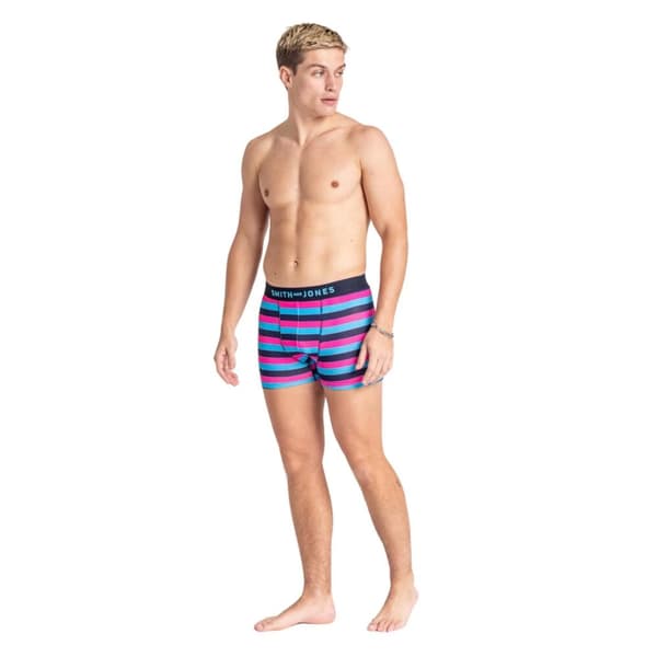 Smith & Jones Taden Assorted Designs Boxershorts för herrar (Förpackning med 7 st)