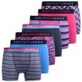 Miniatyrbild 1 av 5: Smith & Jones Taden Assorted Designs Boxershorts för herrar (Förpackning med 7 st)