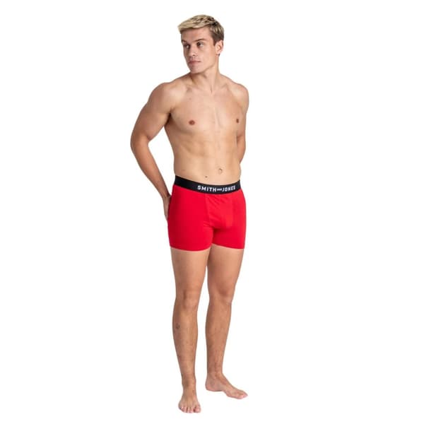 Smith & Jones Mens Tevin Boxer Shorts (Pack of 7)