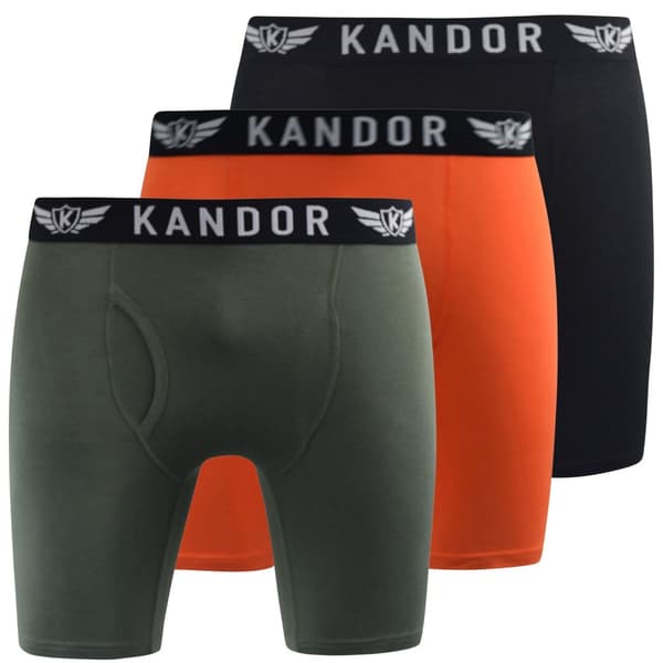 Kandor Bambuso Boxershorts för herrar (Förpackning med 3 st)