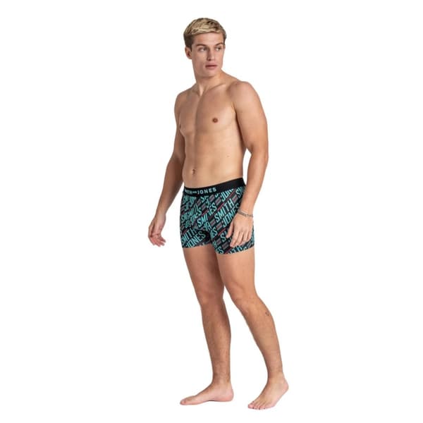 Smith & Jones Mens Taden Assorted Designs Boxer Shorts (Pack of 7)