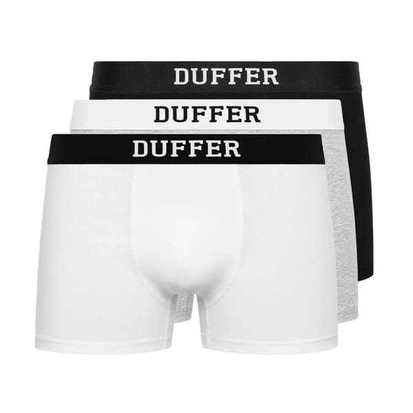 Duffer Mens Classic Boxer Shorts (Pack of 3)