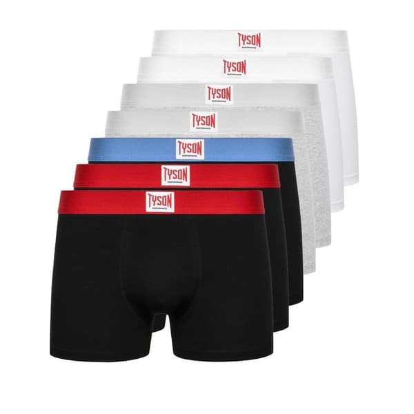 Mike Tyson Mens Boxer Shorts (Pack of 7) Multicoloured L