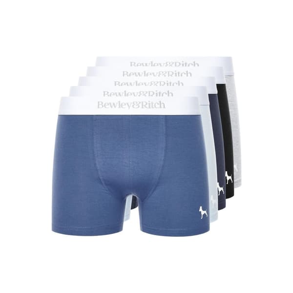 Bewley & Ritch Mens Albireo Boxer Shorts (Pack of 5)