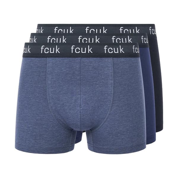 French Connection Mens FCUK22 Boxer Shorts (Pack of 3)