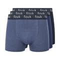 Miniatyrbilde 1 av 5: French Connection Mens FCUK22 Boxer Shorts (Pack of 3)