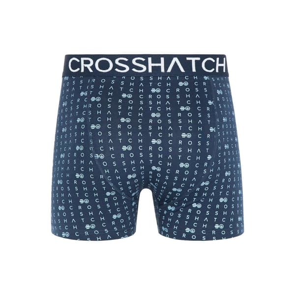 Crosshatch Gridline boksershorts til mænd (pakke med 3)