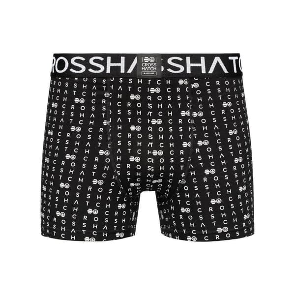 Crosshatch Mens Gridline Boxer Shorts (Pack of 3)