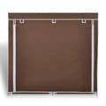Miniatyrbilde 3 av 7: vidaXL Skoskap i stoff med trekk 115 x 28 x 110 cm brun