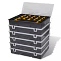 Miniatyrbilde 3 av 9: vidaXL Oppbevaringsboks 6 stk