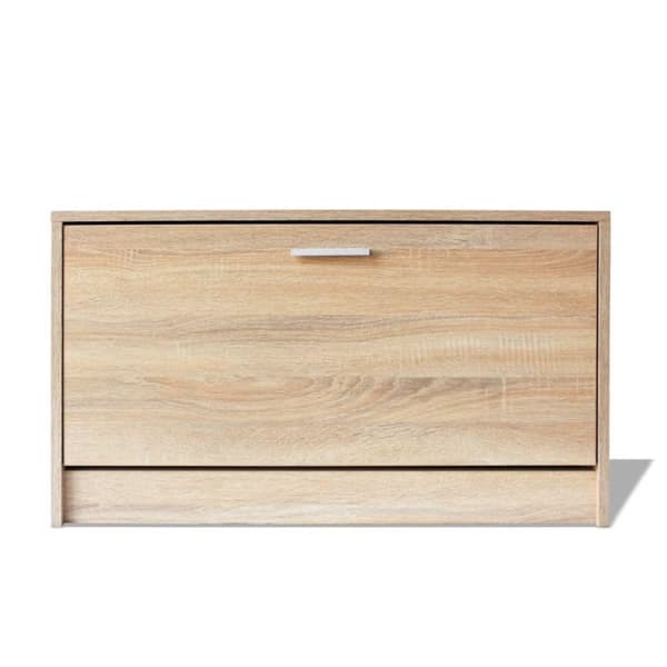 vidaXL Kenkien säilytyskaappi tammi 80x24x45 cm
