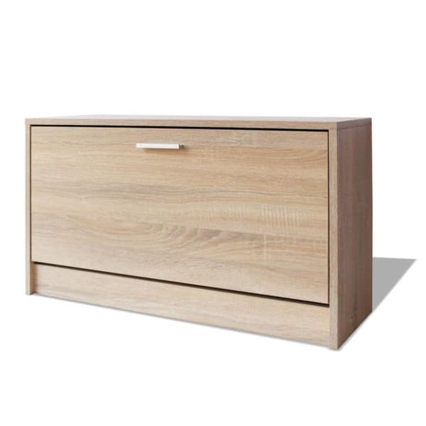 vidaXL Kenkien säilytyskaappi tammi 80x24x45 cm