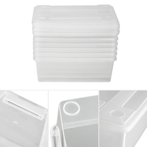 Förvaringslåda 12 pack - transparent