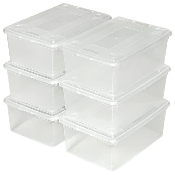 Förvaringslåda 12 pack - transparent