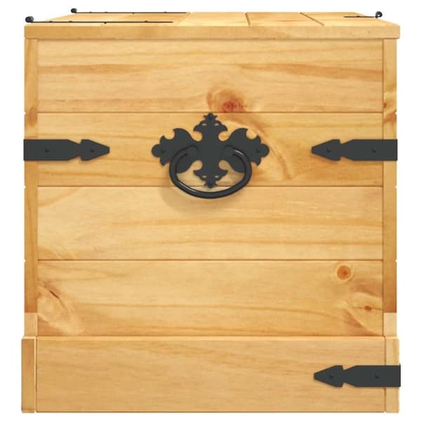 vidaXL Oppbevaringskiste meksikansk Corona-stil furu 91x49,5x47 cm