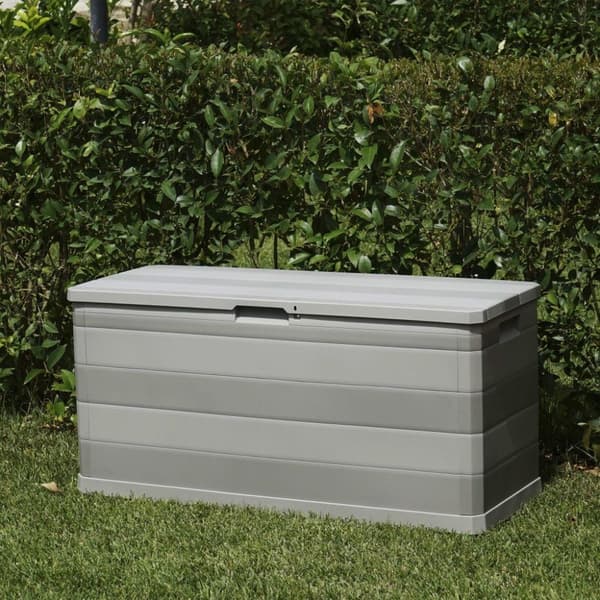 vidaXL Putekasse 117x45x56 cm grå