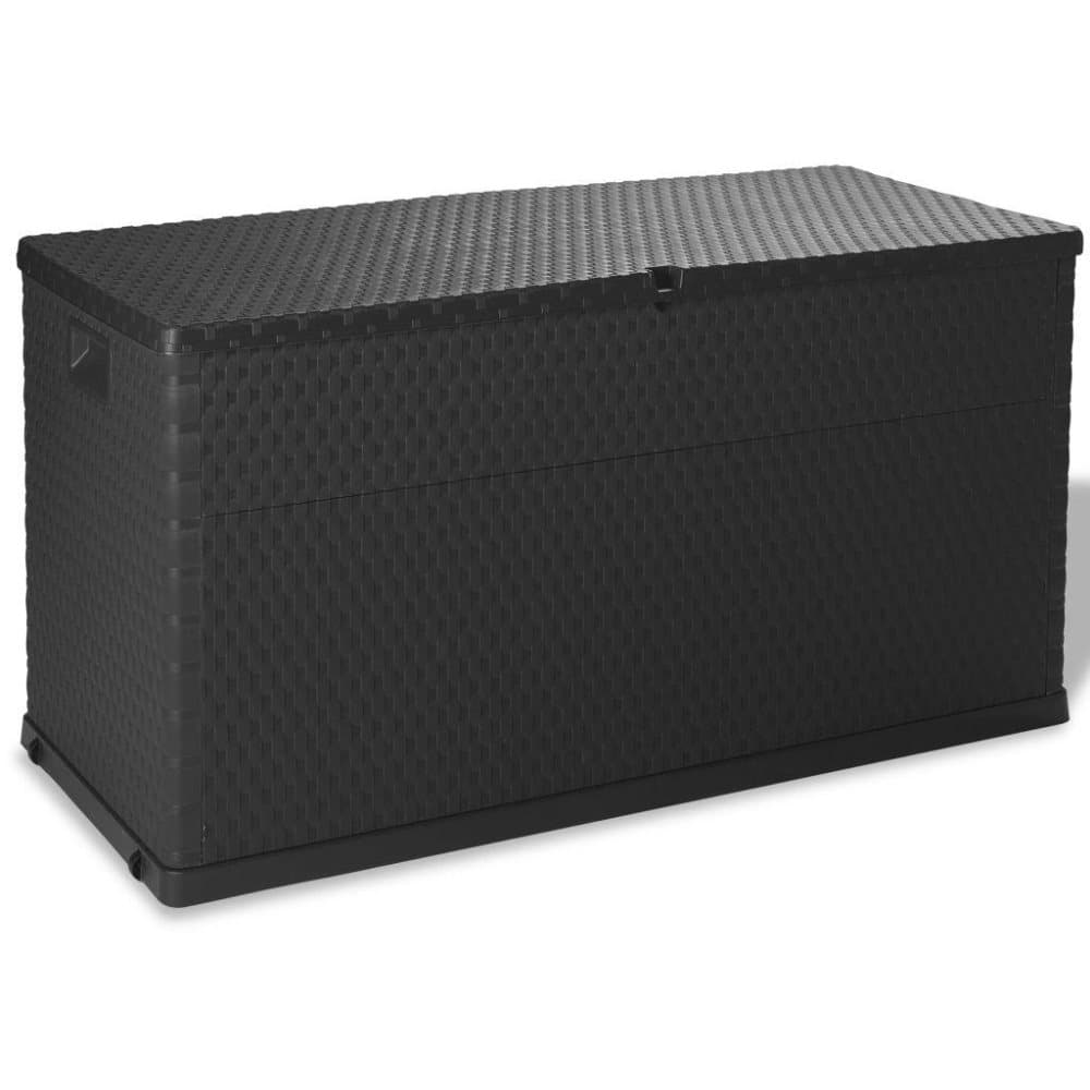 vidaXL Dynbox antracit 120x56x63 cm PP-rotting