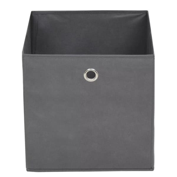 vidaXL opbevaringskasser 4 stk. 32x32x32 cm ikke-vævet stof grey