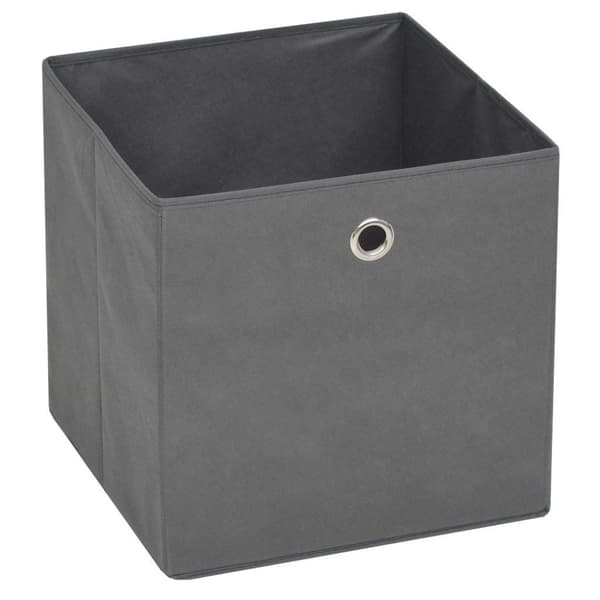 vidaXL opbevaringskasser 10 stk. ikke-vævet stof 32x32x32 cm grå