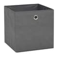 Miniatyrbild 3 av 7: vidaXL Förvaringslådor 10 st non-woven tyg 32x32x32 cm grå