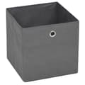 Miniatyrbild 4 av 7: vidaXL Förvaringslådor 10 st non-woven tyg 32x32x32 cm grå