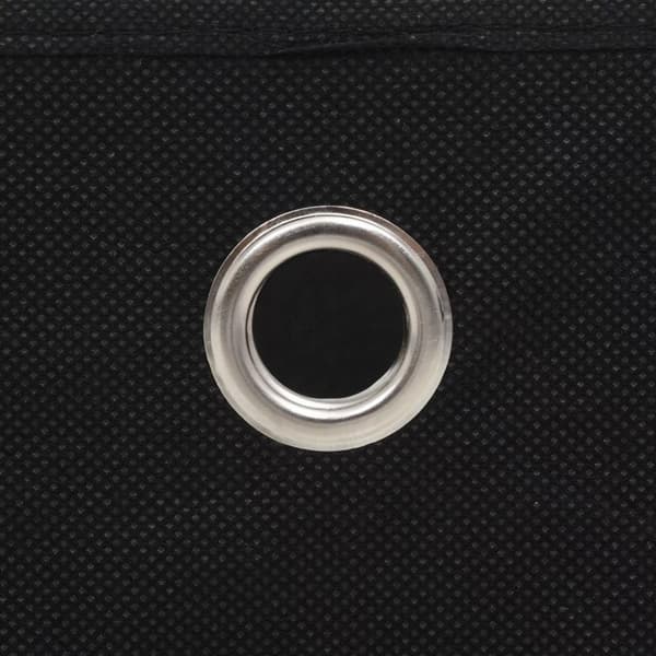 vidaXL Förvaringslådor 10 st non-woven tyg 32x32x32 cm svart