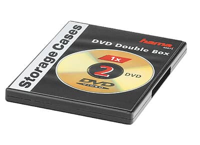 HAMA DVD-Box Dobbel Sort 5-pak