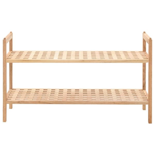 vidaXL skoreol massivt valnøddetræ 69 x 26 x 40 cm