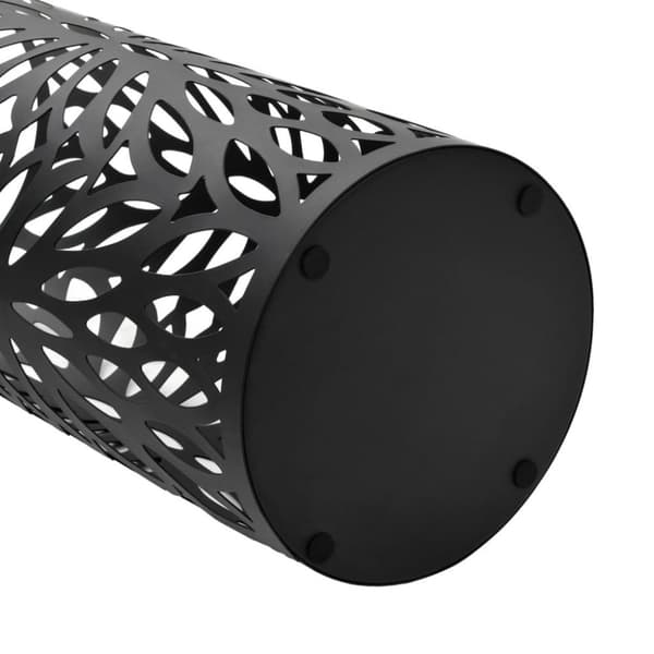 vidaXL paraplystativ blade stål sort