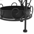 Miniatyrbilde 6 av 6: vidaXL Paraplystativ gammeldags stil metall 26x46 cm svart