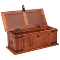 Miniatyrbilde 7 av 10: vidaXL Oppbevaringskiste 60x25x22 cm heltre akasie