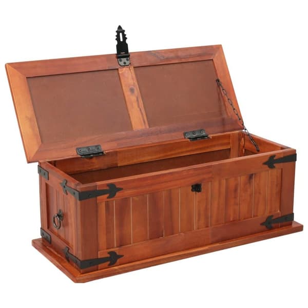 vidaXL Oppbevaringskiste 60x25x22 cm heltre akasie