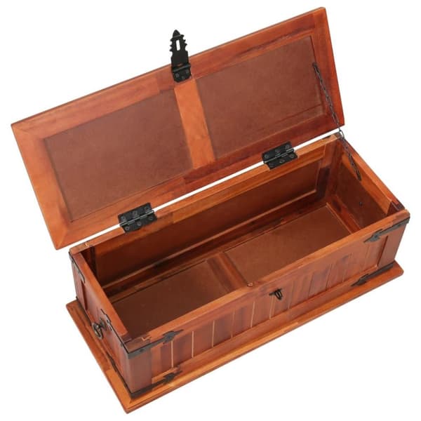 vidaXL Oppbevaringskiste 60x25x22 cm heltre akasie