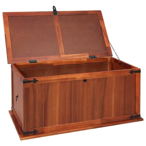 vidaXL Oppbevaringskiste 79x34x32 cm heltre akasie