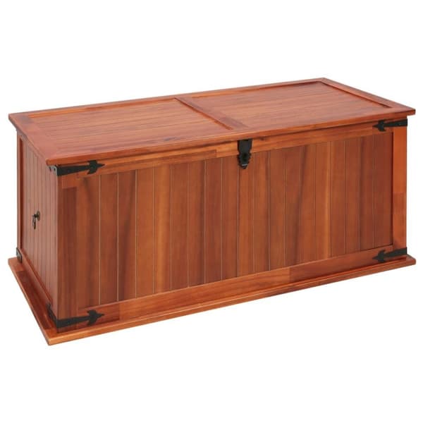 vidaXL Oppbevaringskiste 79x34x32 cm heltre akasie