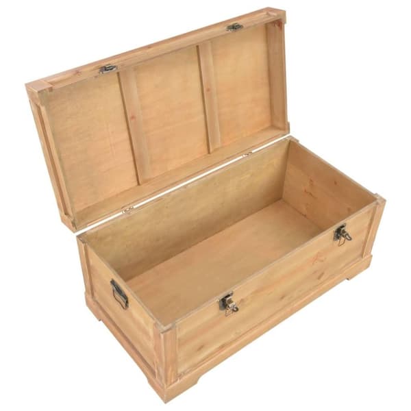 vidaXL opbevaringskiste med hynde 80 x 40 x 40 cm MDF