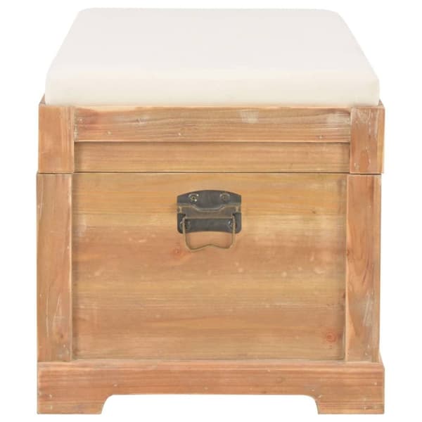 vidaXL opbevaringskiste med hynde 80 x 40 x 40 cm MDF